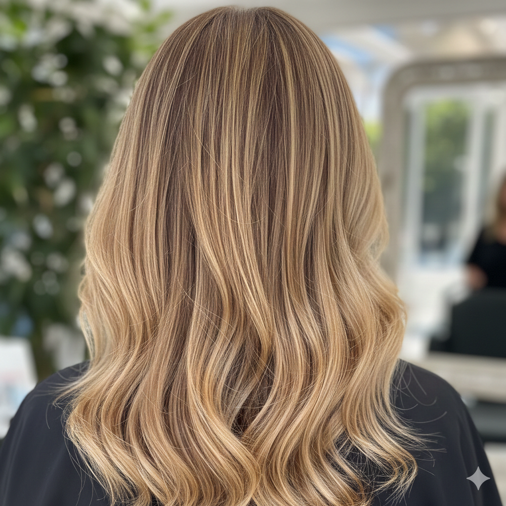 Balayage colour work