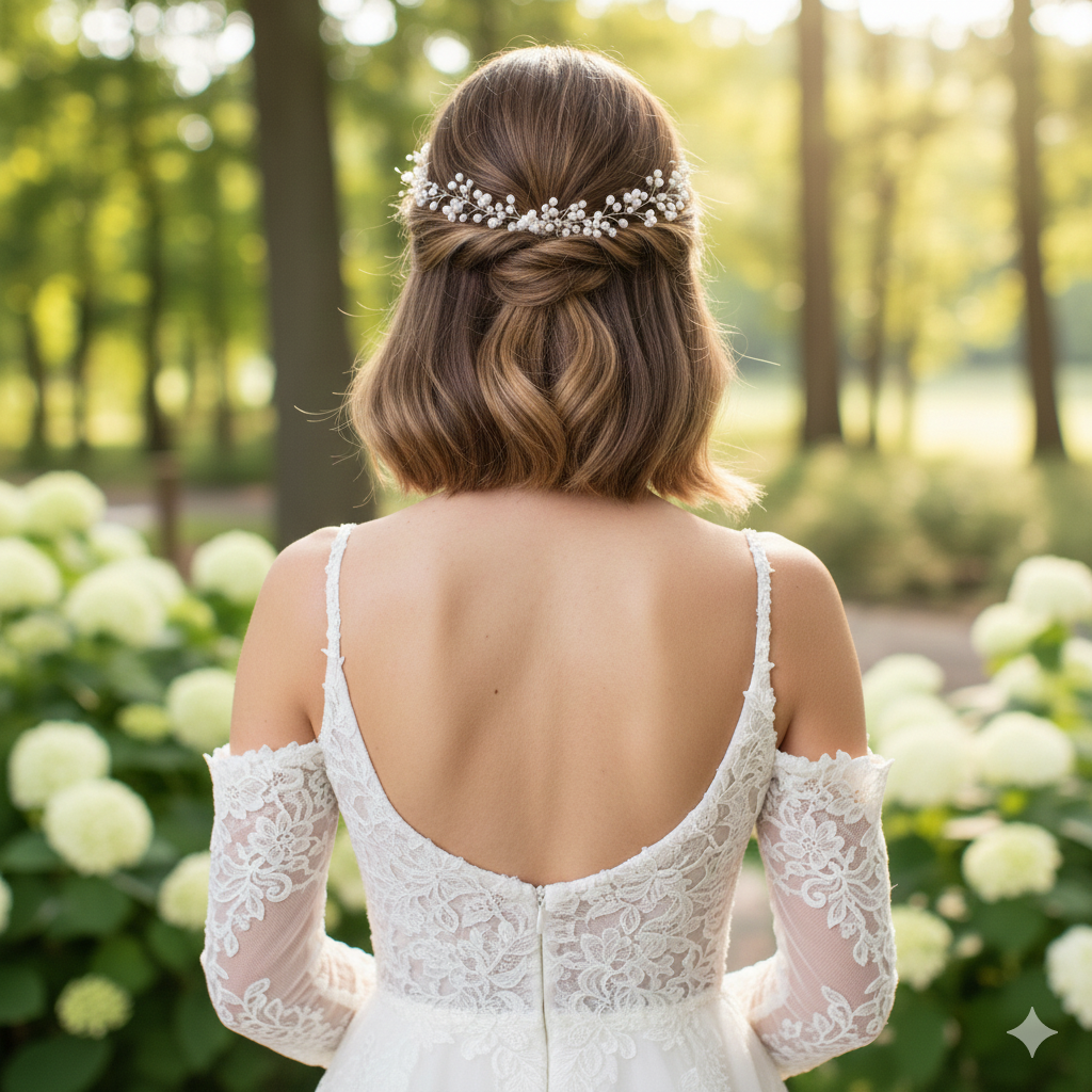Bridal half-up