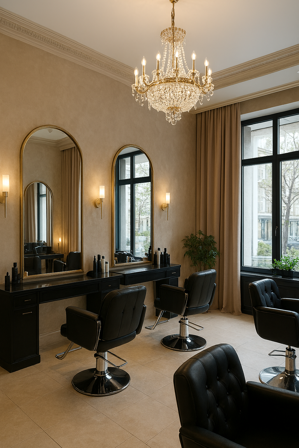 Luxe Hair Studio Interior